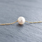 White Freshwater w/ Figaro Chain - Yay Hawaii