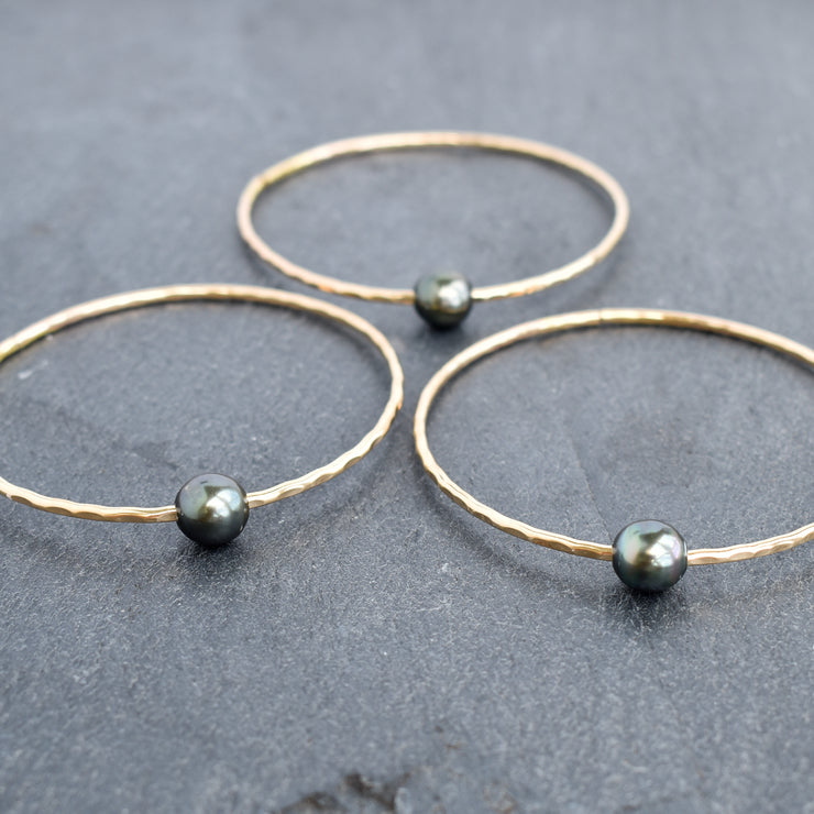 Single Tahitian Pearl Bangle - Yay Hawaii