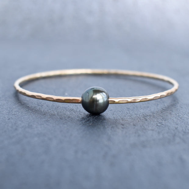 Single Tahitian Pearl Bangle - Yay Hawaii