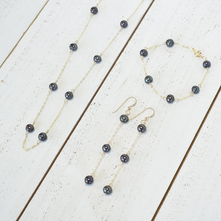 Dainty 8mm Station Pearl Bracelet - KEIKI - Yay Hawaii