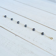 Dainty 8mm Station Pearl Bracelet - KEIKI - Yay Hawaii