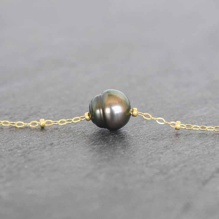Circlé Tahitain Pearl w/ Satellite Chain - Yay Hawaii