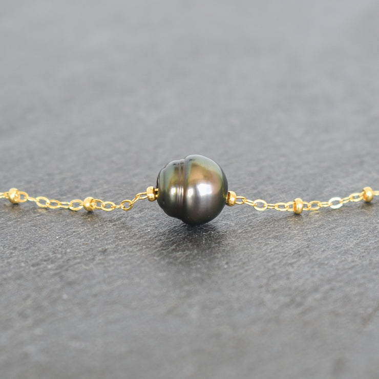 Circlé Tahitain Pearl w/ Satellite Chain - Yay Hawaii