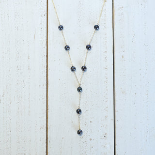 Dainty 8mm Dangling Station Necklace - Yay Hawaii
