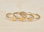 Tiny Heart Stacking Ring - Yay Hawaii