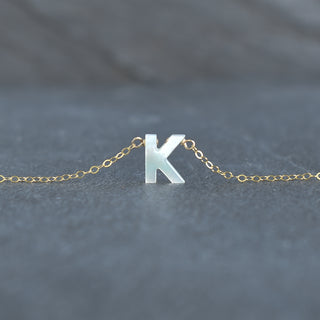Mother of Pearl Initial Necklace - Yay Hawaii