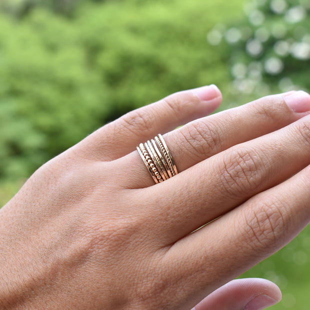 Kiko Beaded Stacking Ring - Yay Hawaii