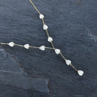 Dangling Pikake Mother of Pearl Necklace - Yay Hawaii