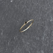 Black CZ Stacking Ring - Yay Hawaii