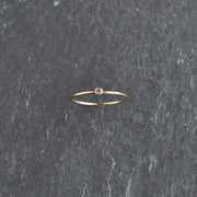 Light Purple CZ Stacking Ring - June Aventurine Birthstone - Yay Hawaii