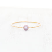 Adult Purple Edison Pearl Bangle - Yay Hawaii