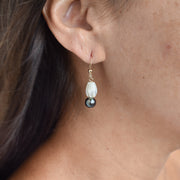 Set of Matching Pikake Pearl Cluster Necklace and Earrings - Yay Hawaii
