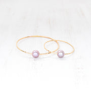(Keiki) Purple Edison Pearl Bangle - Yay Hawaii