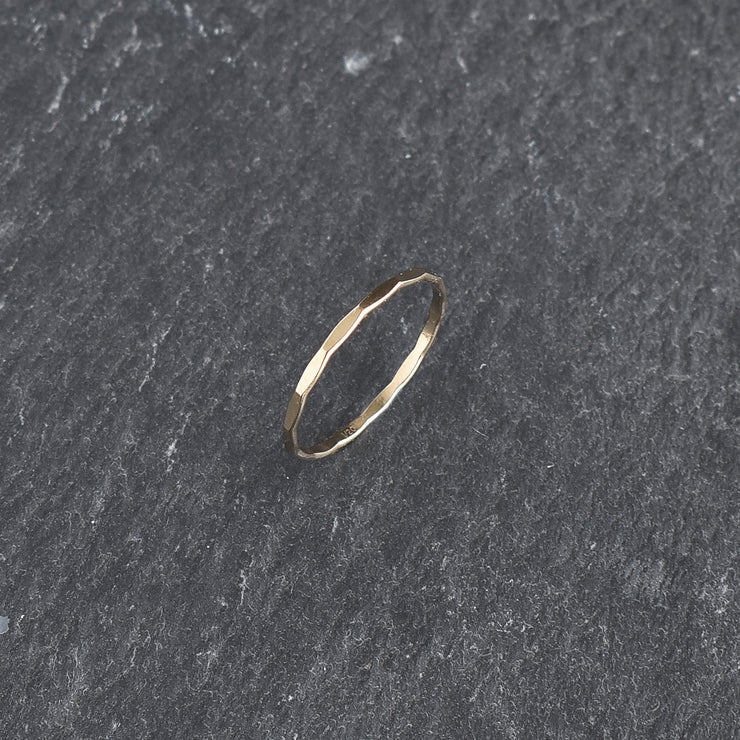 Faceted Stacking Ring - Yay Hawaii