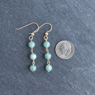 Dangling Linked Jade Earrings - Yay Hawaii