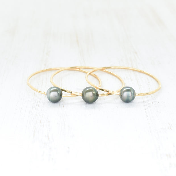 (Keiki) Baroque Tahitian Pearl Bangle - Yay Hawaii