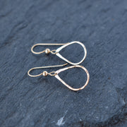 Tiny Teardrop Hoop Earrings - Yay Hawaii