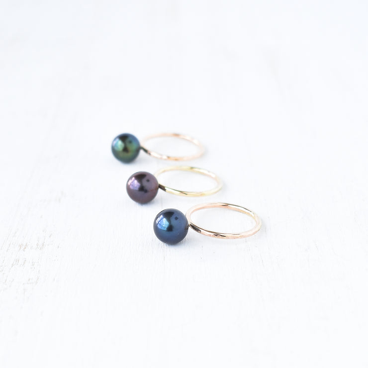 Rainbow Freshwater Kahi Stacking Ring - Yay Hawaii
