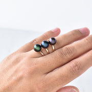 Rainbow Freshwater Kahi Stacking Ring - Yay Hawaii