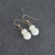Mother of Pearl Pineapple Earrings - Yay Hawaii