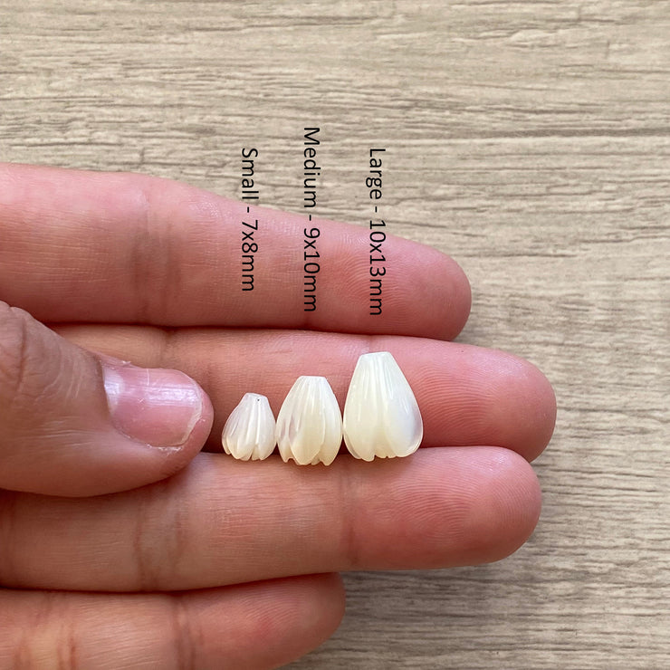 Small Mother of Pearl Pikake Beads - Yay Hawaii