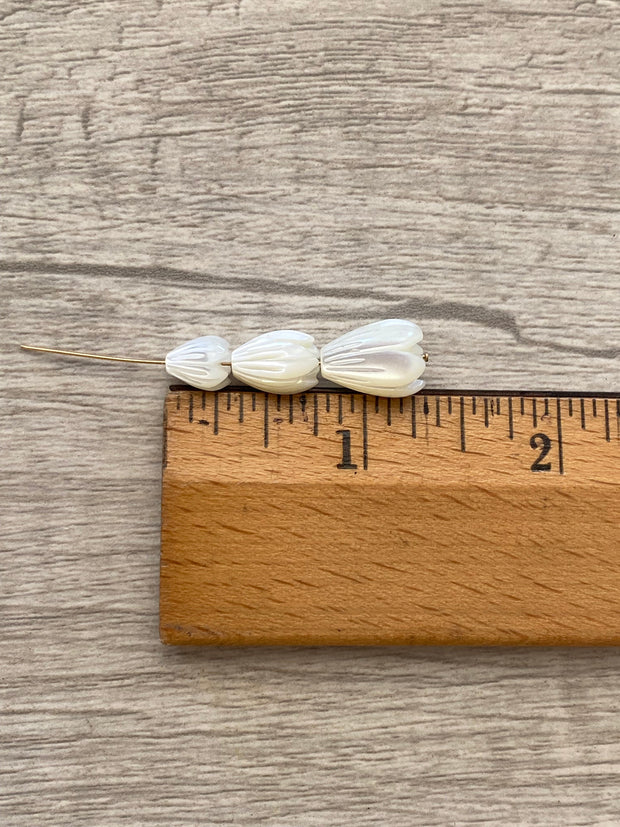 Small Mother of Pearl Pikake Beads - Yay Hawaii