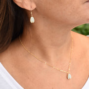 Single Dangle Pikake Earrings - Yay Hawaii
