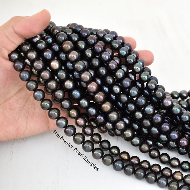 Long Paperclip Earrings with Tahitian Pearl - Yay Hawaii